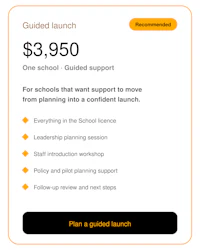 One-school licence · Guided Support