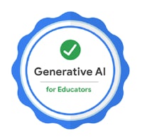 a badge with the words'generative ai for educators'